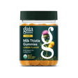 Gaia Herbs Milk Thistle Gummies lemon flavor bottle, 60-count front packshot