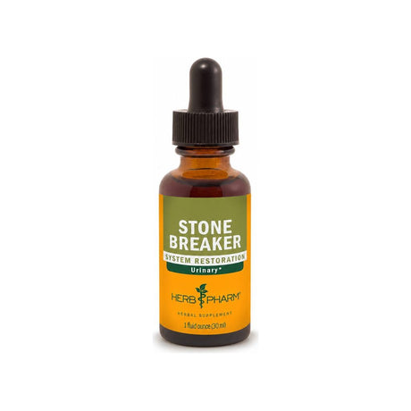 Herb Pharm Stone Breaker 1 fl oz front bottle with dropper cap