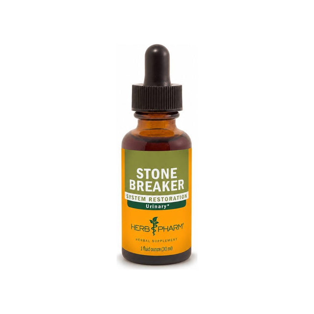 Herb Pharm Stone Breaker 1 fl oz front bottle with dropper cap