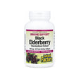 Natural Factors Black Elderberry Extract 100 mg front bottle with 60 fast-acting softgels
