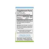 Carlson Baby's Super Daily D3 Drops 400 IU supplement facts panel listing dosage and ingredients