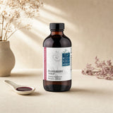Wise Woman Herbals Elderberry Syrup 8 fl oz bottle with purple elderberry label