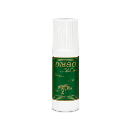 Nature's Gift DMSO 70% Roll-On with Aloe 3 fl oz bottle front label