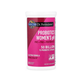 Garden of Life Women's pH 50 Billion Probiotic 30 capsule bottle front label