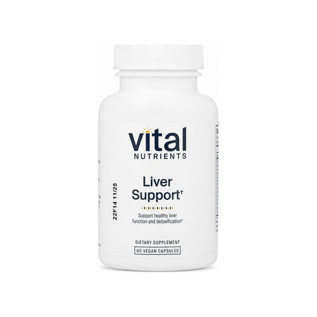 Vital Nutrients Liver Support 60 vegan capsules bottle front label