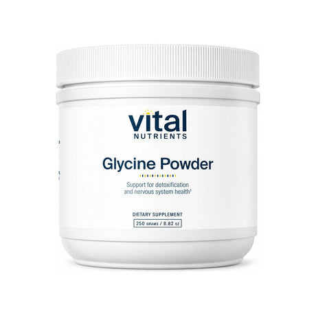 Vital Nutrients Glycine Powder 250 g container front label