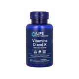 Life Extension D & K with Sea-Iodine 60 capsule bottle front label