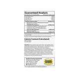 Vital Planet Flora Dog Probiotic Chews supplement facts panel listing strains, dosage, and serving size