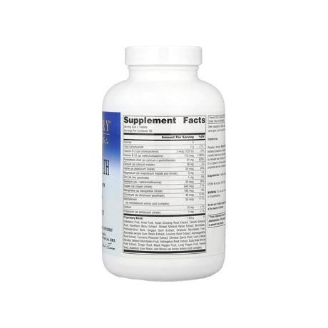 Planetary Herbals Myelin Sheath Support supplement facts panel listing ingredients and serving size
