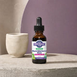 Oregon's Wild Harvest Black Elderberry Elixir 1 oz right side bottle label