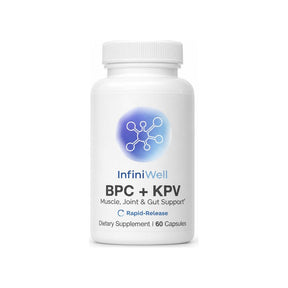 InfiniWell BPC + KPV Rapid-Release 60 capsules bottle front label