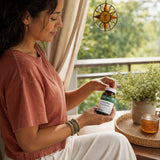 Gaia Herbs Professional St. John's Wort full bottle label showing directions and warnings