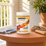 Man mixing Bionox CardioGO Citrus Splash powder into water before exercise