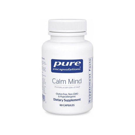 Pure Encapsulations Calm Mind 60-capsule bottle with front label visible