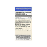 Motherlove Shatavari 120 Liquid Capsules supplement facts panel listing ingredients and serving size
