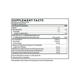 Thorne Research Ovarian Care Powder supplement facts panel listing ingredients and serving size