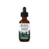 Host Defense Maitake Extract 2 fl oz front label with liquid mushroom supplement bottle