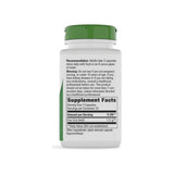 Nature's Way Uva Ursi Leaves supplement facts panel listing ingredients, dosage, and serving size
