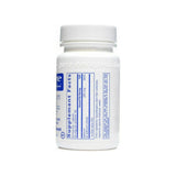 Pure Encapsulations Selenium Citrate 200 mcg supplement facts panel with dosage and ingredients