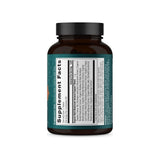 Ancient Nutrition Multi Mushroom Daily Immune Defense supplement facts panel with ingredients and serving size