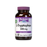 Bluebonnet L-Tryptophan 500 mg 60 vegetable capsules bottle front label