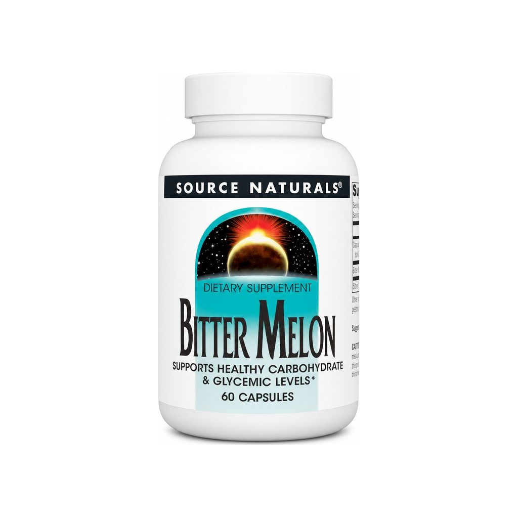 Source Naturals Bitter Melon 500mg 60 Capsules bottle front label