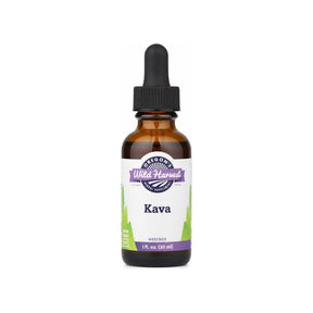 Oregon's Wild Harvest Kava Extract 1 fl oz front bottle label
