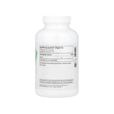 Thorne Research Glycine supplement facts panel listing ingredients, dosage, and serving size