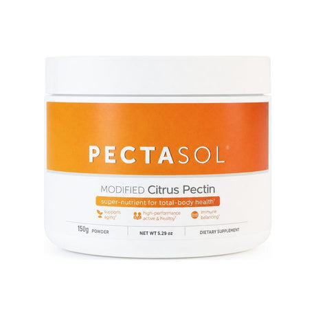 EcoNugenics PectaSol Modified Citrus Pectin Unflavored Powder 150 g front container