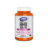 NOW Foods HMB Double Strength 1000 mg Tablets front bottle, 90 tablet sports nutrition supplement