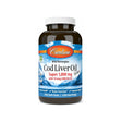 Carlson Cod Liver Oil Gems Super 1000 mg 250 softgels bottle front label