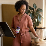 Oregon's Wild Harvest Slippery Elm bottle left panel with supplement facts and ingredients