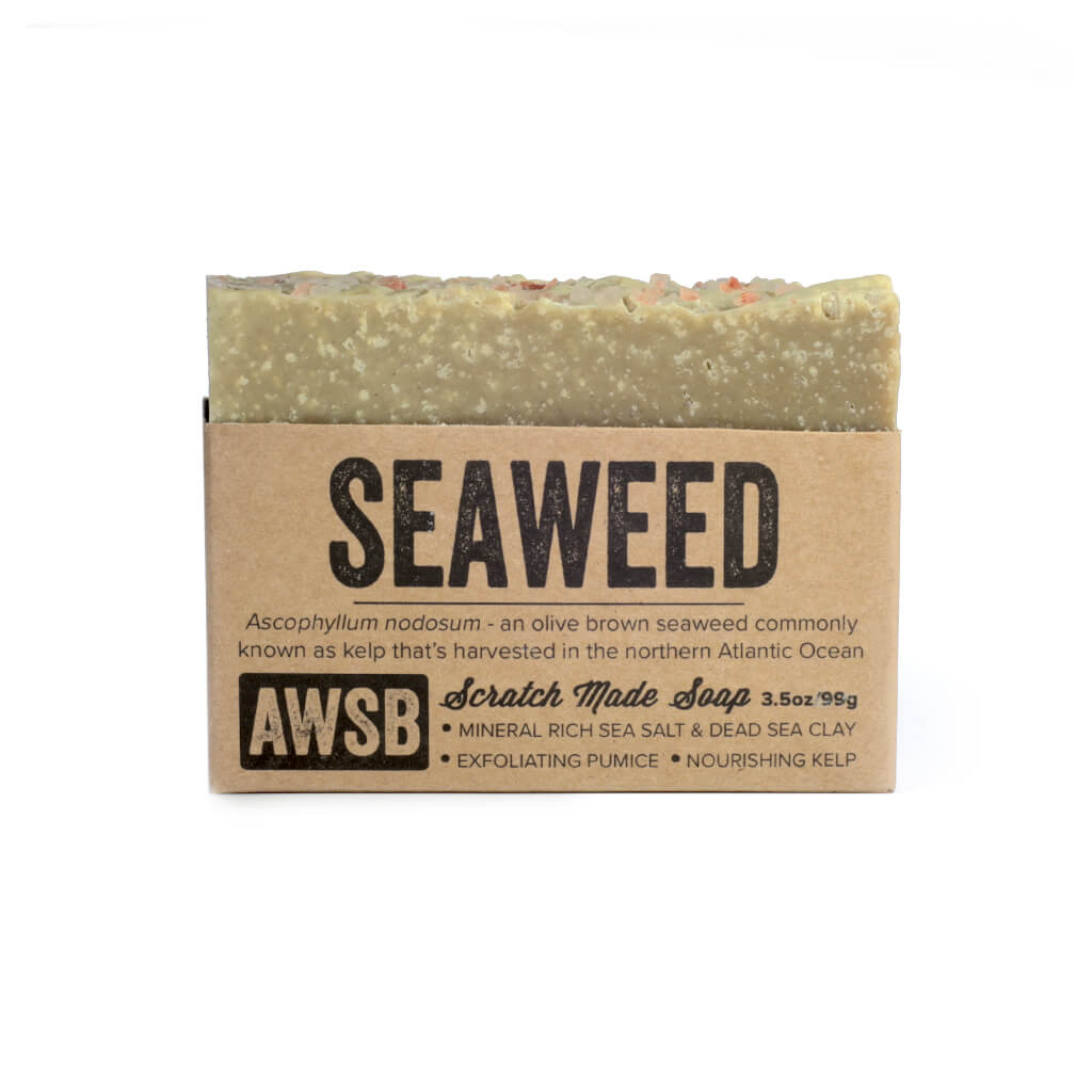 a wild soap bar seaweed soap 3.5 ounces 99 grams