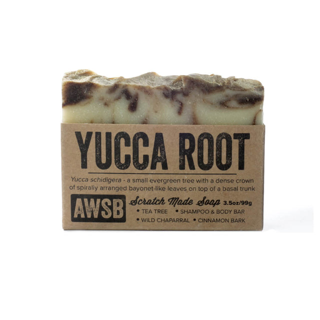 a wild soap bar yucca root shampoo & body soap 3.5 ounces 99 grams