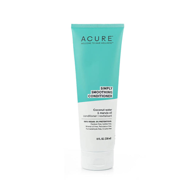 acure simply smoothing conditioner 8 fluid ounces 236 ml