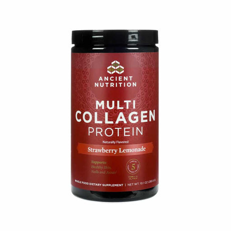 Ancient Nutrition Multi Collagen Peptides Protein Powder Strawberry Lemonade