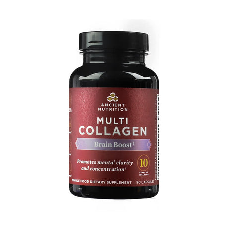 ancient nutrition multi collagen protein capsules brain boost 90 capsules 30 day supply