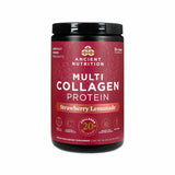 ancient nutrition multi collagen peptides protein powder strawberry lemonade 18.1 ounces 45 servings