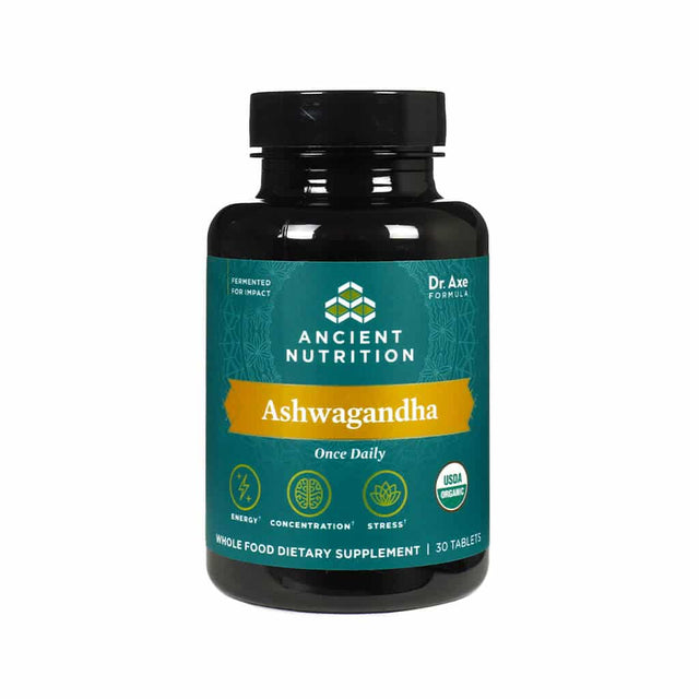 ancient nutrition organic ashwagandha 30 tablets