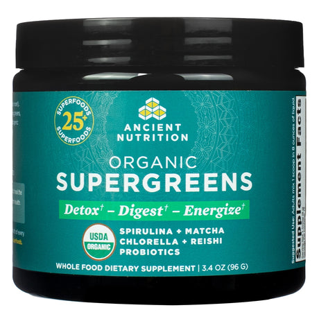 Ancient Nutrition Organic SuperGreens Powder