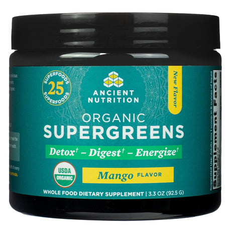 Ancient Nutrition Organic SuperGreens Powder