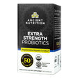 A box of Ancient Nutrition Regenerative Organic Certified™ Extra Strength Probiotics 60 capsules. It is regenerative organic certified, containing 50 billion CFU per serving in 60 capsules, emphasizing whole-food and USDA Organic credentials.