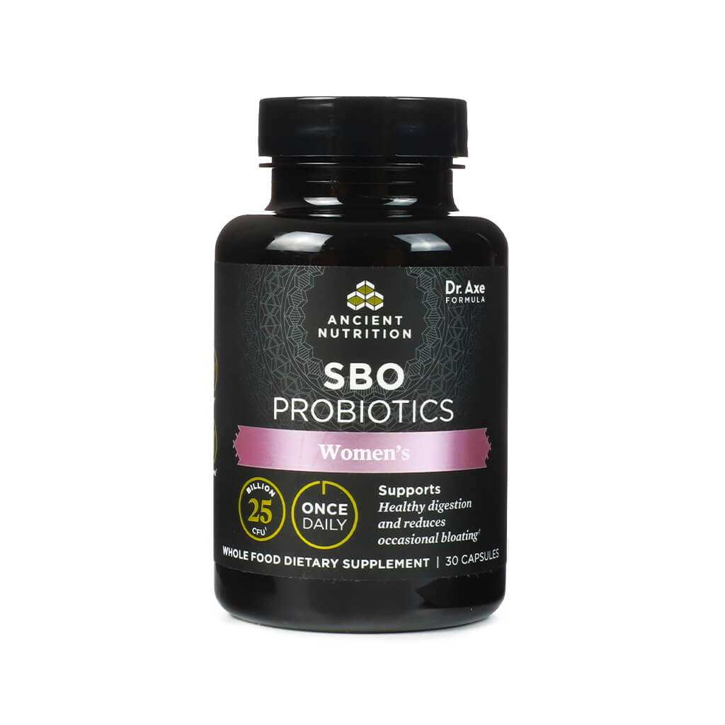 ancient nutrition sbo probiotics women’s once daily 30 capsules