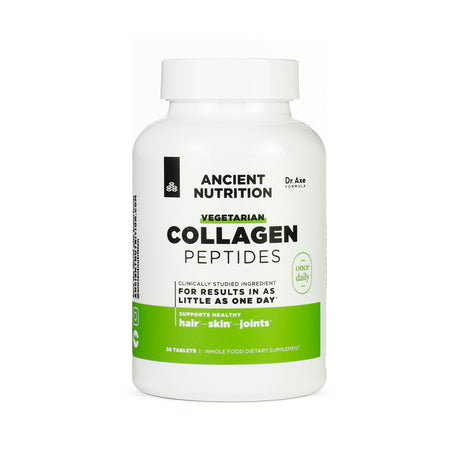 ancient nutrition vegetarian collagen peptides tablets - 30 tablets