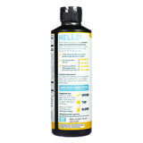 Informational panel of Barlean's Omega-3 Lemon Crème 16oz, featuring brand mission, suggested use, product benefits, and creamy texture claim.