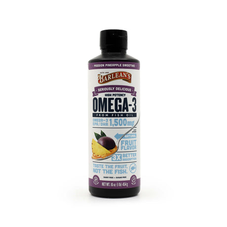 Barlean's Seriously Delicious Omega-3 High Potency Fish Oil