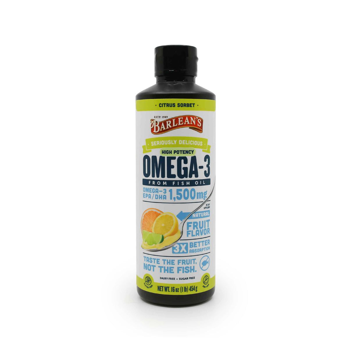 Barlean's Seriously Delicious Omega-3 High Potency Fish Oil