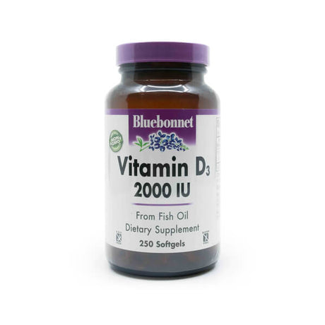 bluebonnet vitamin d3 2000iu 250 softgels