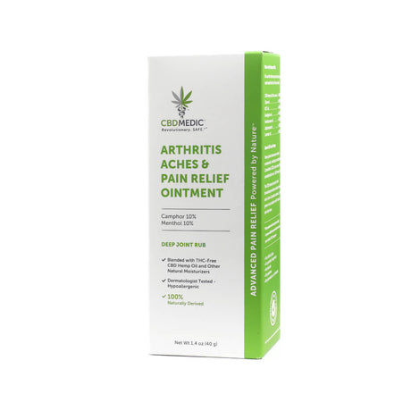 cbd medic arthritis aches & pain relief ointment 1.4 ounces