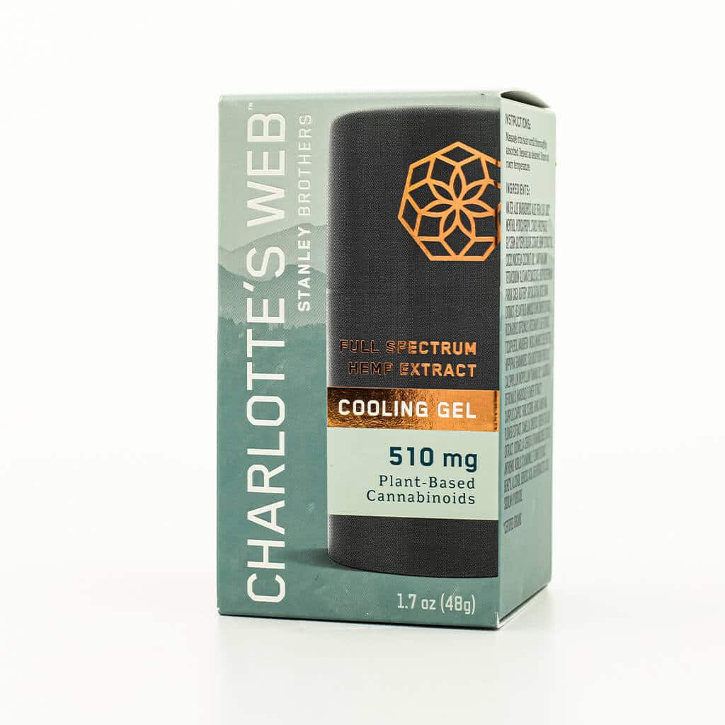 Charlotte's Web Hemp-Infused Cooling Gel with CBD 510mg 1.7 ounces